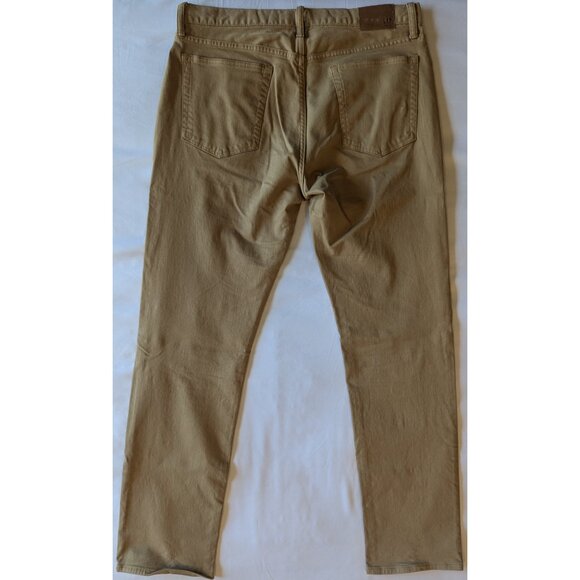 GAP Denim in Khaki Twill Slim Straight Fit | 32 x 32 - Picture 4 of 9